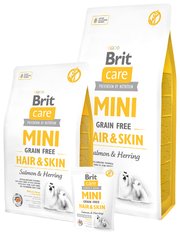 Brit Корм для собак Care Mini Hair & Skin Salmon & Herring фото